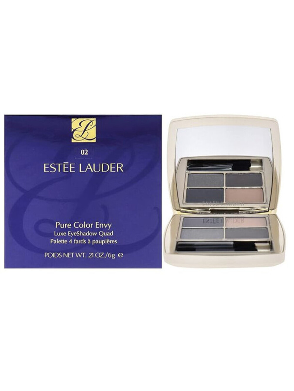 Estee lauder Pure Color Envy Luxe Eyeshadow Quad #02 Indigo Night